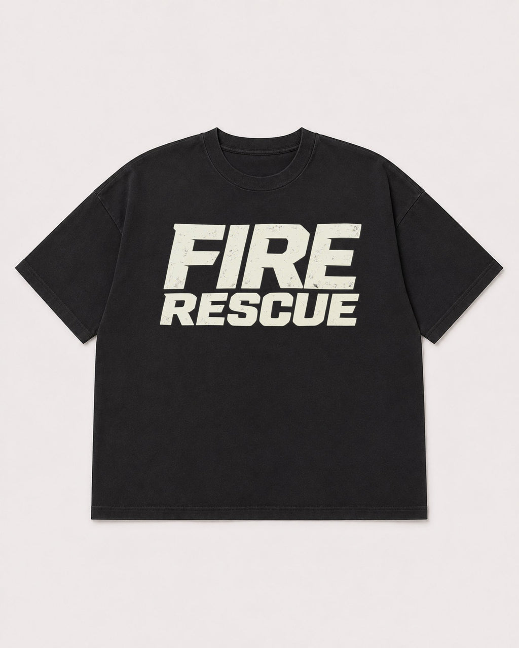 Mockup Boxy Heavyweight Tee Black product