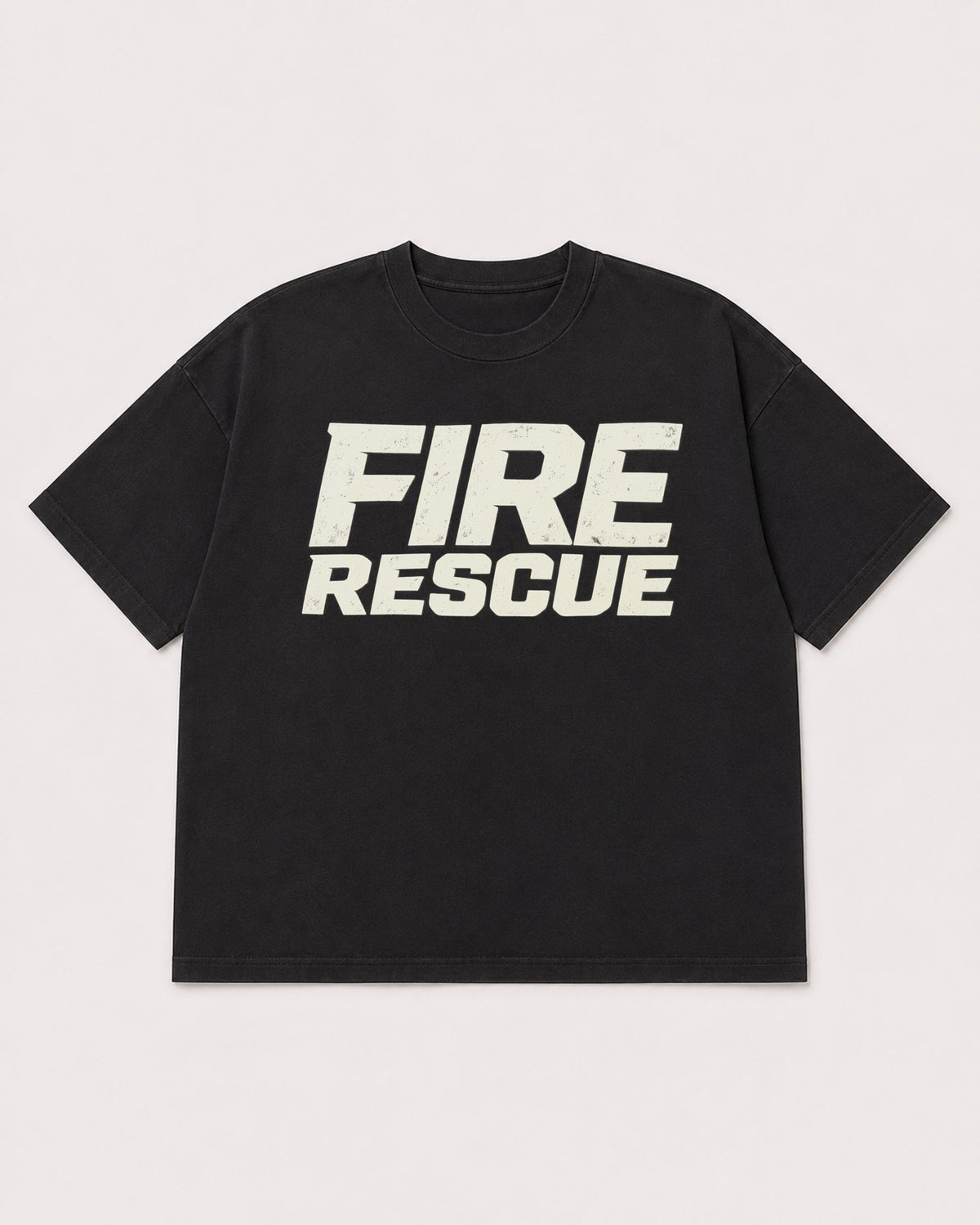 Mockup Boxy Heavyweight Tee Black product