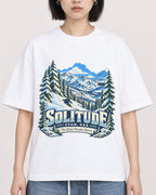 Mockup Boxy Heavyweight Tee White female close-up 11