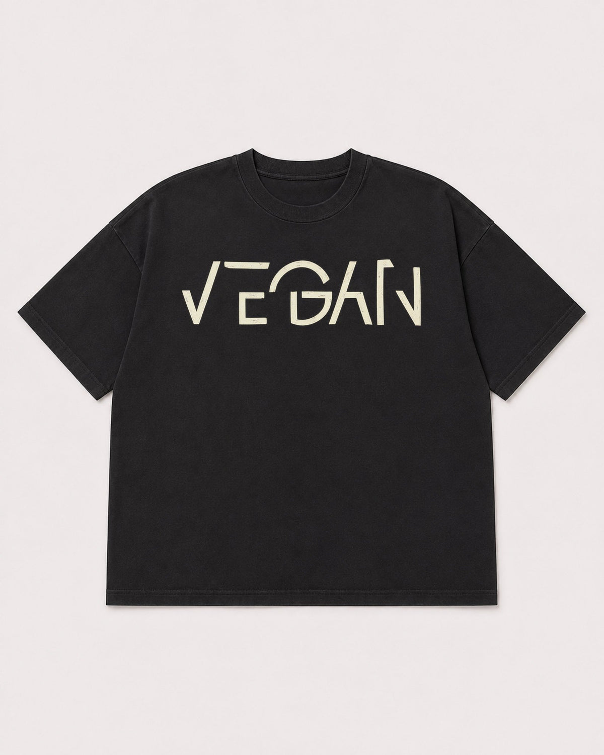 Mockup Boxy Heavyweight Tee Black product