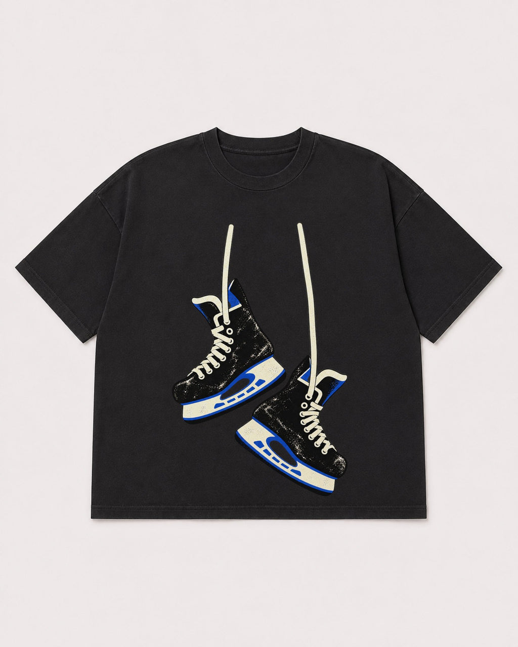 Mockup Boxy Heavyweight Tee Black product