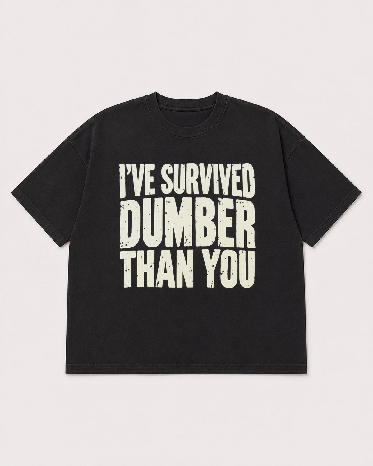 Mockup Boxy Heavyweight Tee Black product