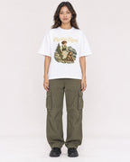 Mockup Boxy Heavyweight Tee White female full-body 02