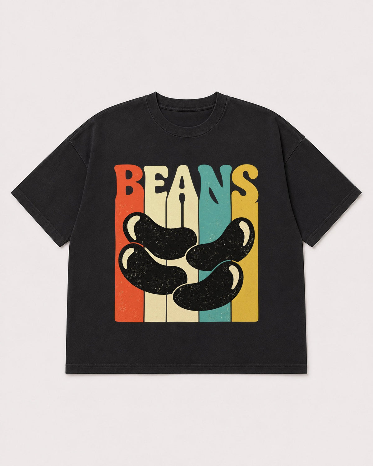 Mockup Boxy Heavyweight Tee Black product