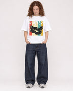 Mockup Boxy Heavyweight Tee White female full-body 09