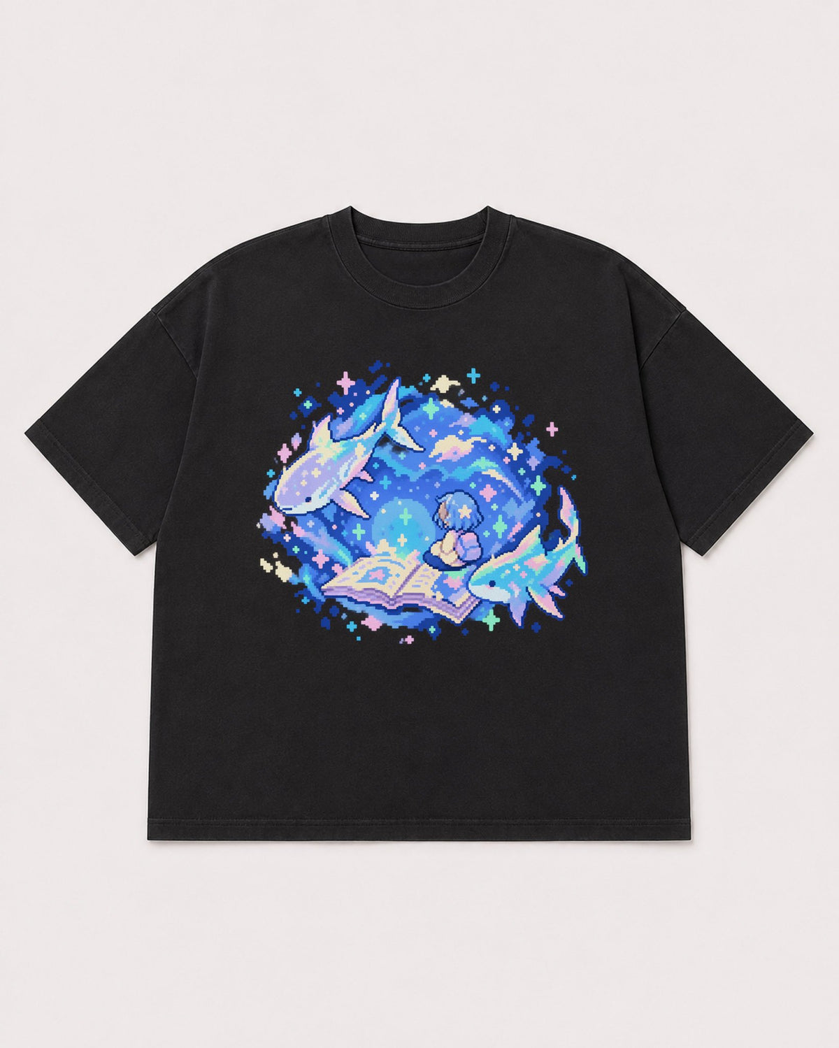Mockup Boxy Heavyweight Tee Black product