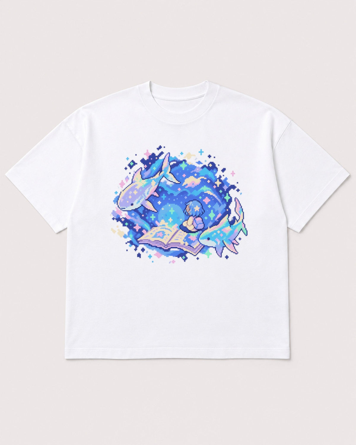 Mockup Boxy Heavyweight Tee White product