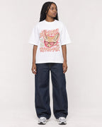 Mockup Boxy Heavyweight Tee White female full-body 04