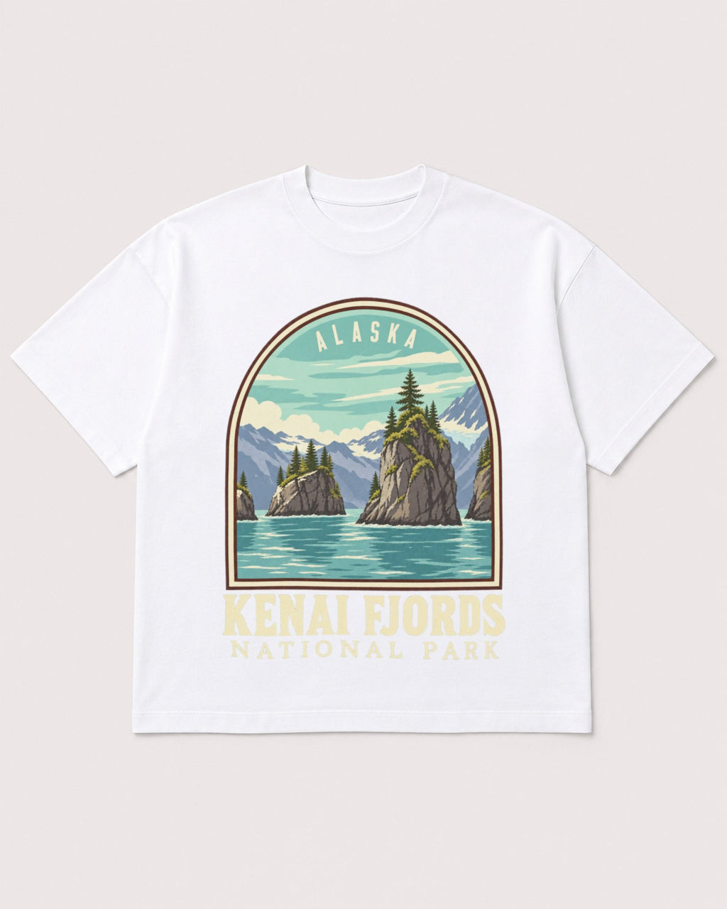 Mockup Boxy Heavyweight Tee White product