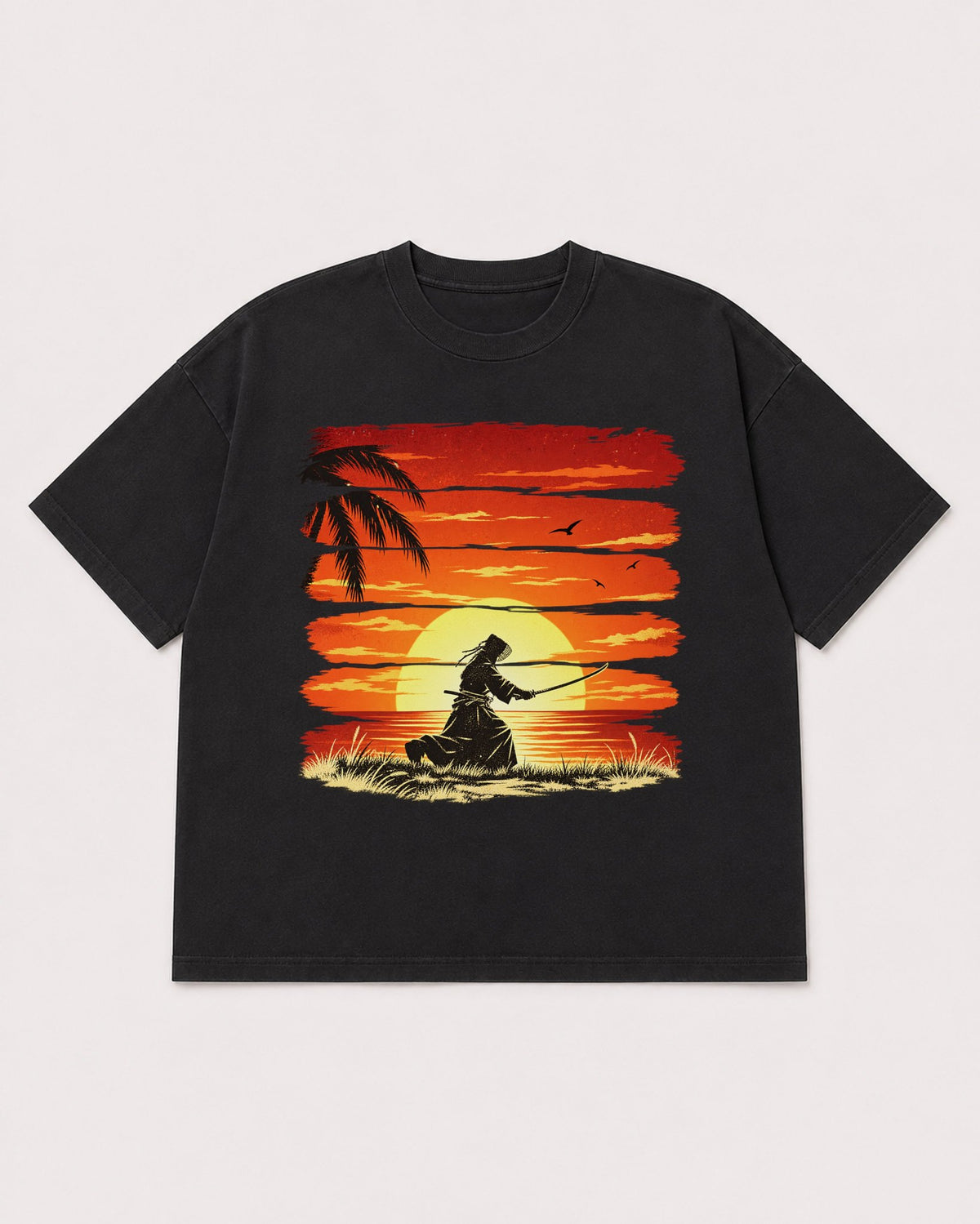 Mockup Boxy Heavyweight Tee Black product