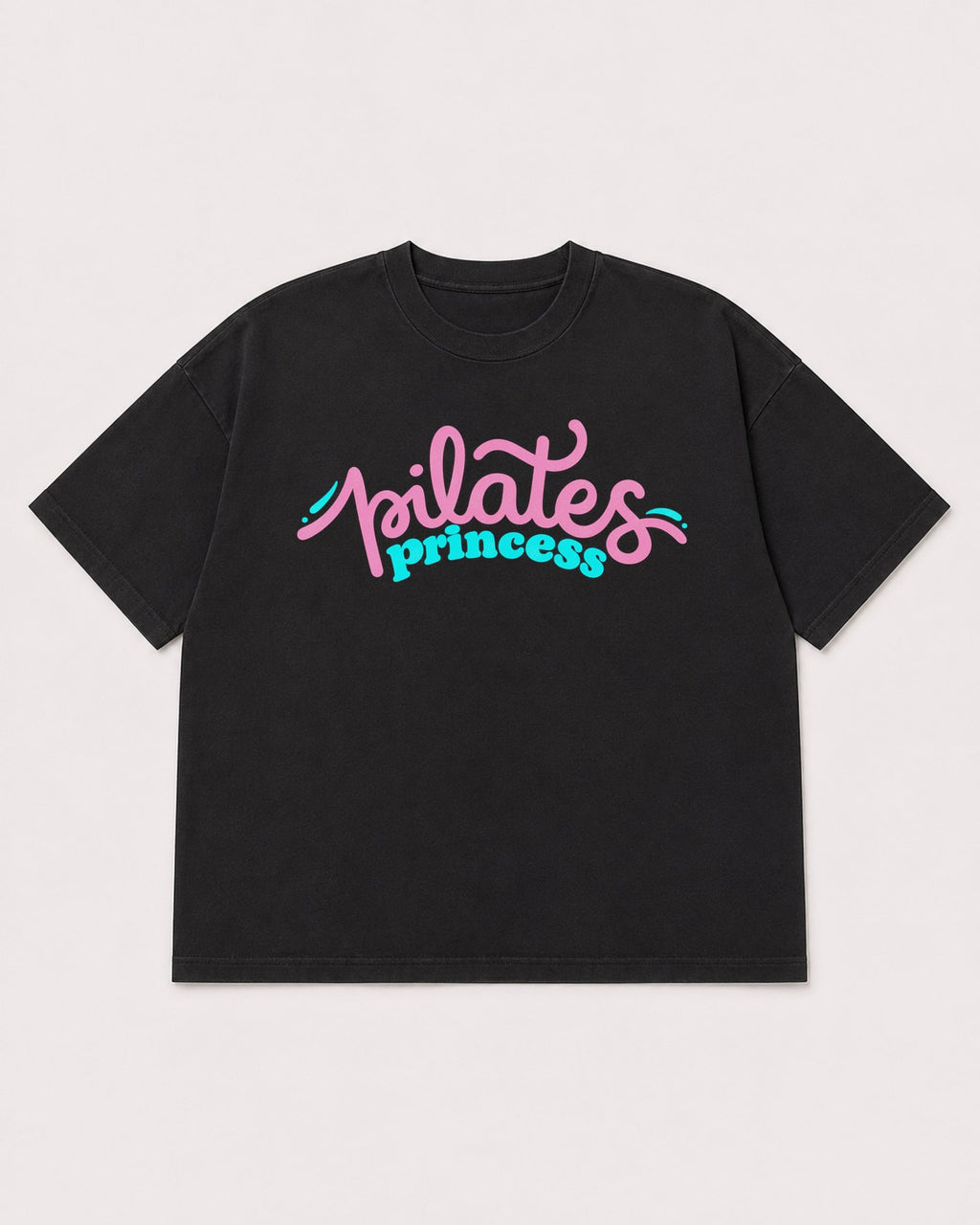 Mockup Boxy Heavyweight Tee Black product