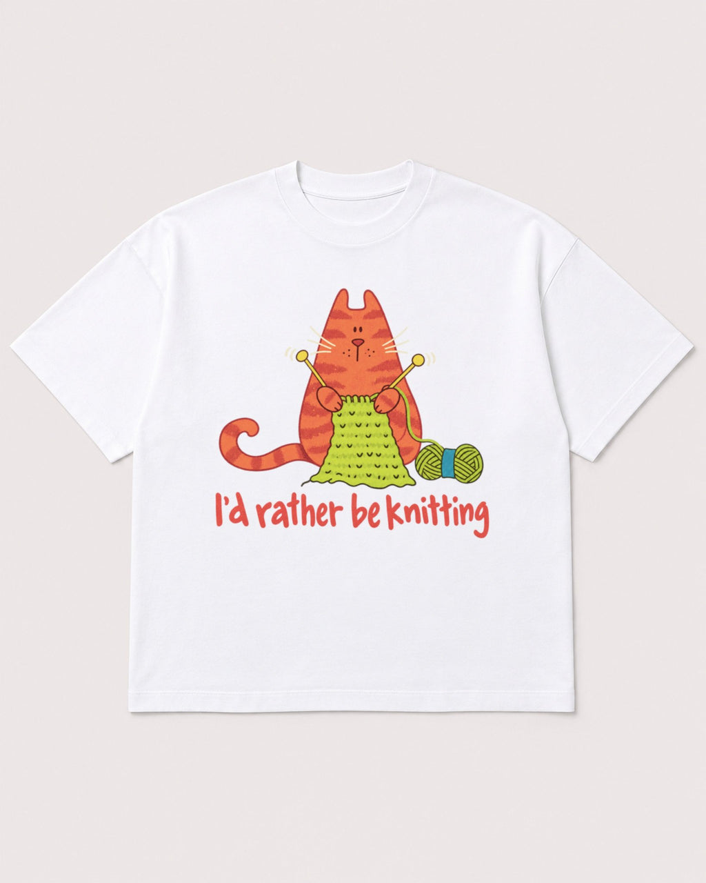 Mockup Boxy Heavyweight Tee White product