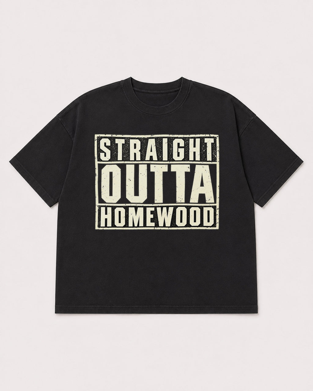 Mockup Boxy Heavyweight Tee Black product
