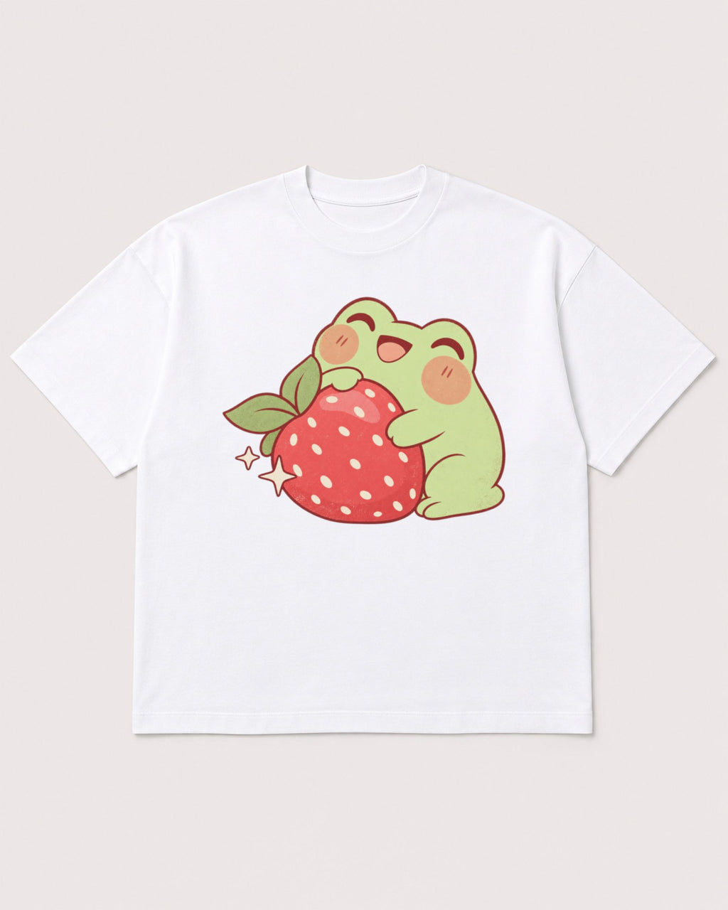 Mockup Boxy Heavyweight Tee White product