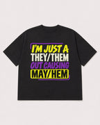 Mockup Boxy Heavyweight Tee Black product