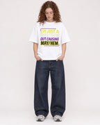 Mockup Boxy Heavyweight Tee White female full-body 09