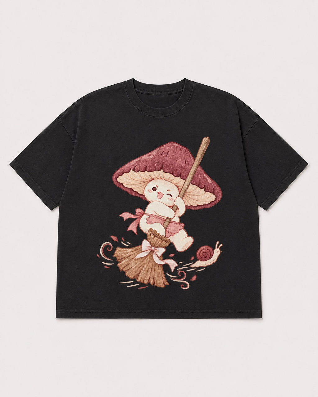 Mockup Boxy Heavyweight Tee Black product