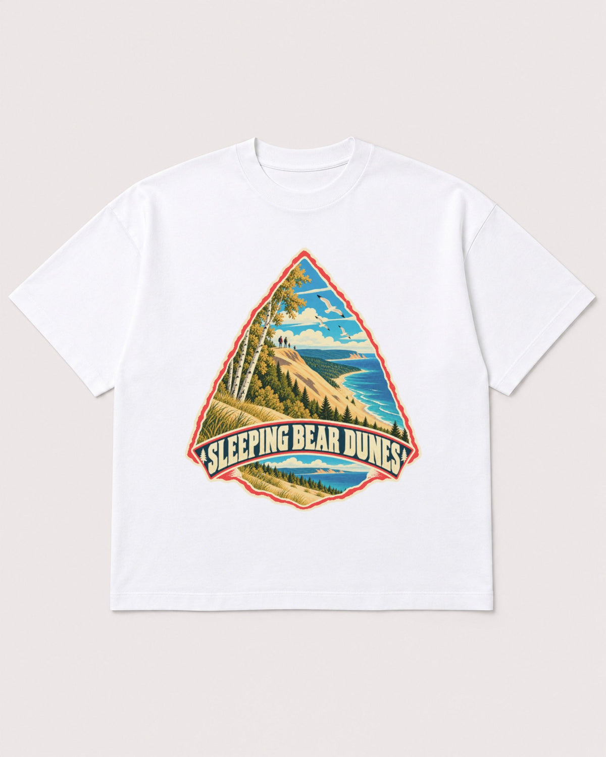 Mockup Boxy Heavyweight Tee White product