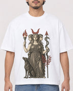 Mockup Boxy Heavyweight Tee White male close-up 02