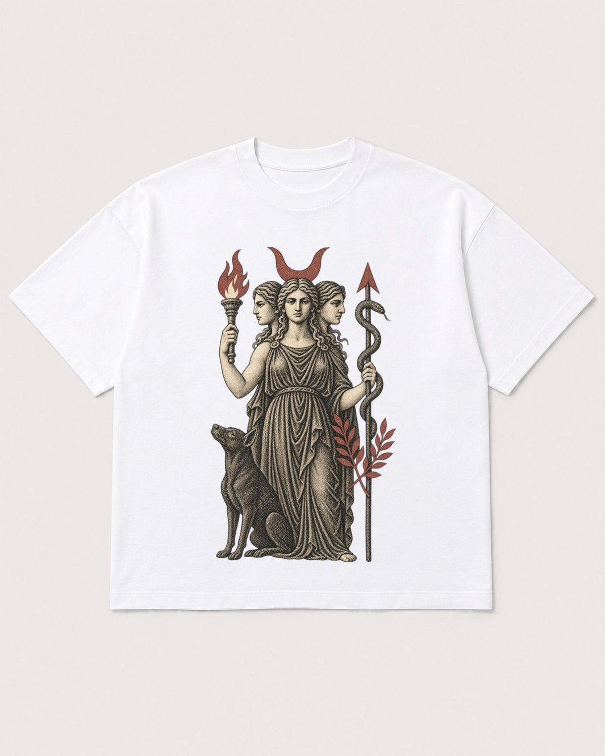 Mockup Boxy Heavyweight Tee White product
