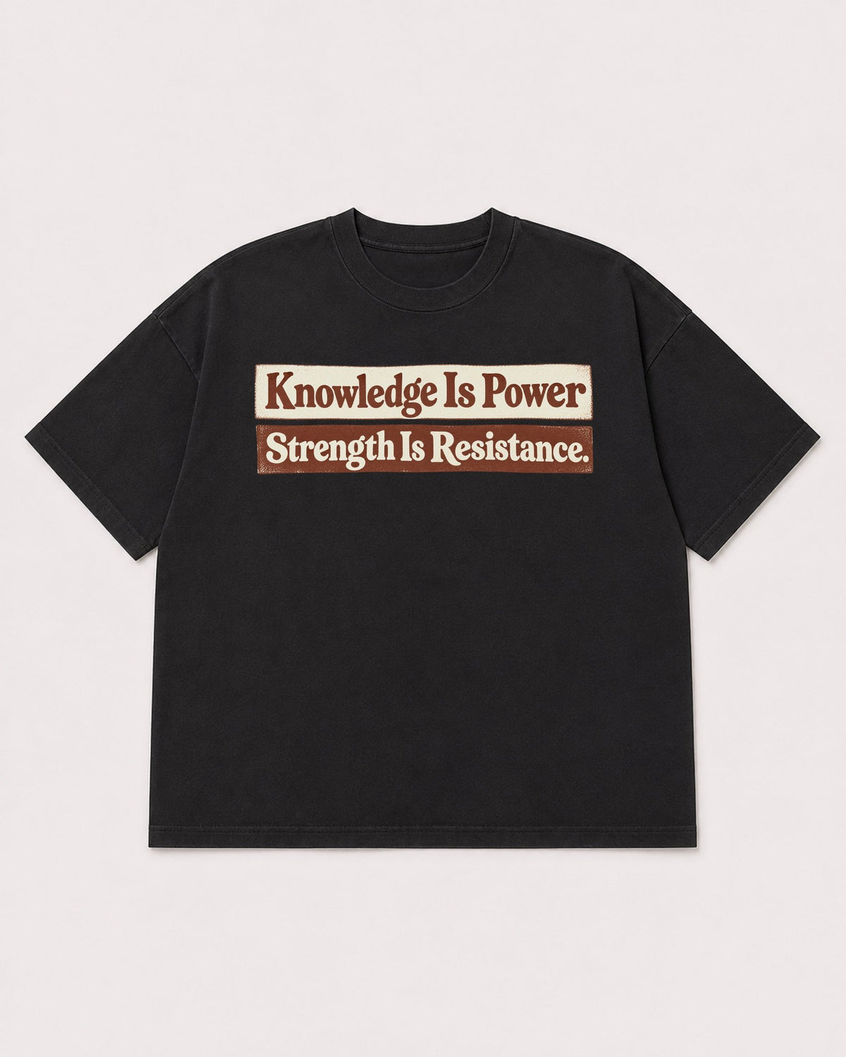 Mockup Boxy Heavyweight Tee Black product