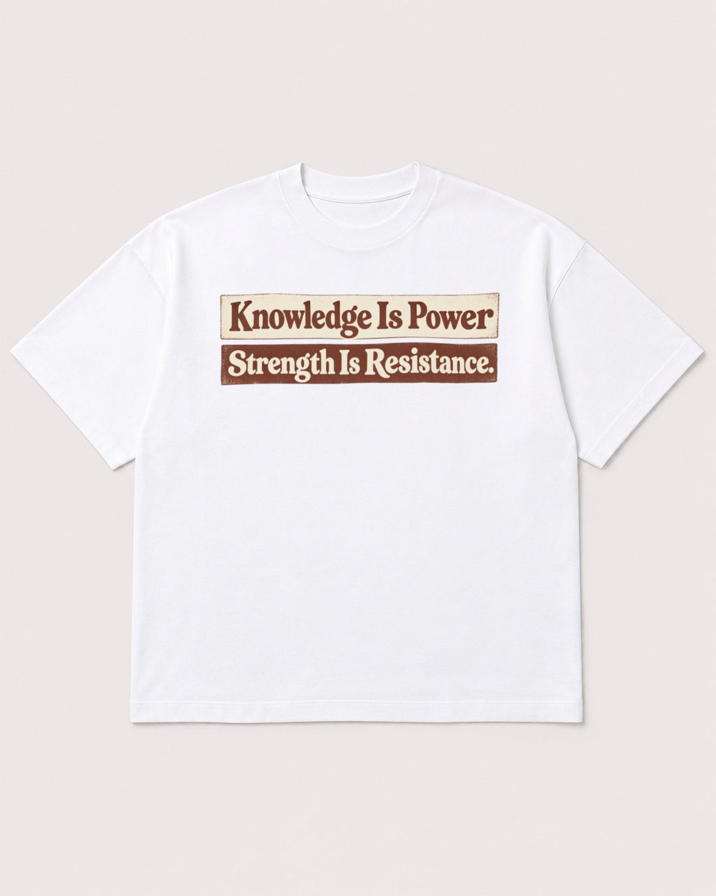 Mockup Boxy Heavyweight Tee White product