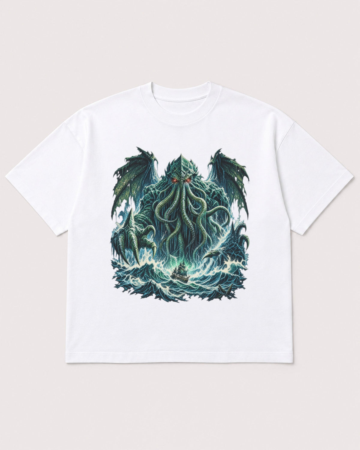 Mockup Boxy Heavyweight Tee White product
