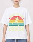 Mockup Boxy Heavyweight Tee White female close-up 41