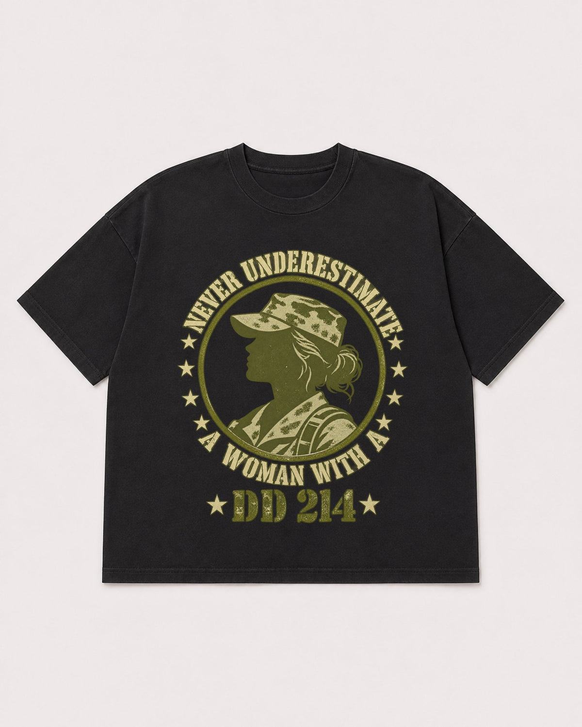 Mockup Boxy Heavyweight Tee Black product