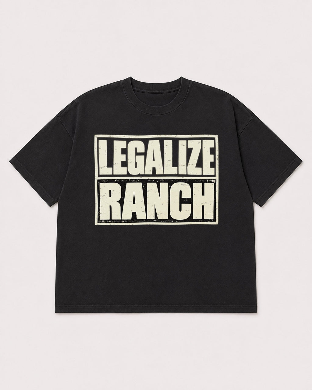 Mockup Boxy Heavyweight Tee Black product