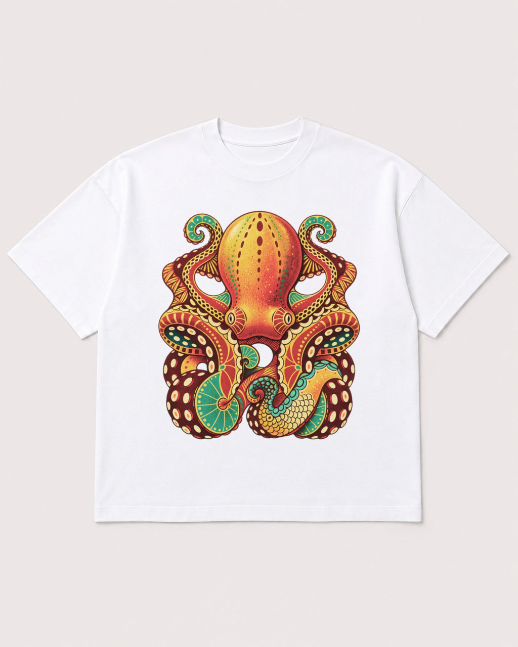 Mockup Boxy Heavyweight Tee White product