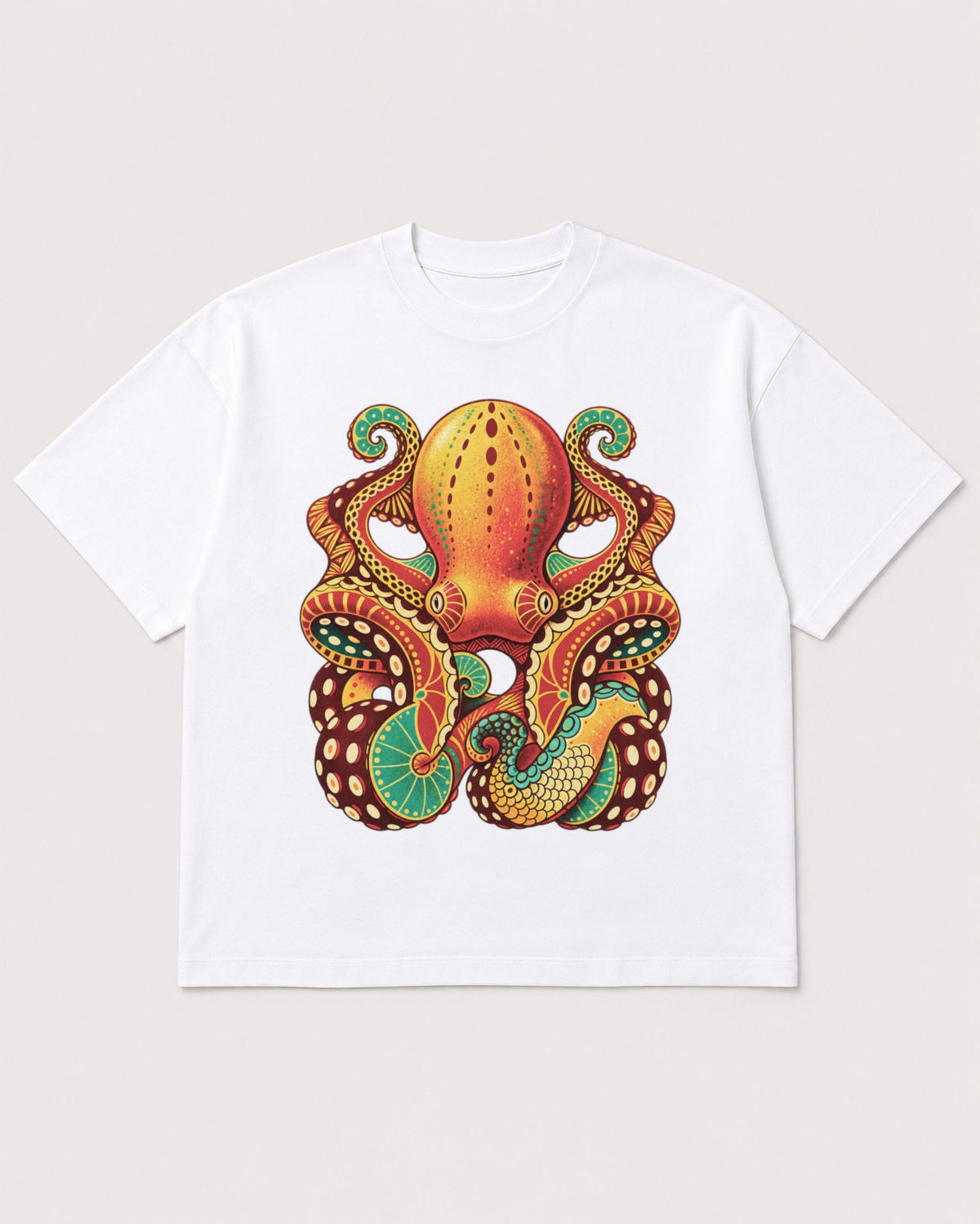 Mockup Boxy Heavyweight Tee White product