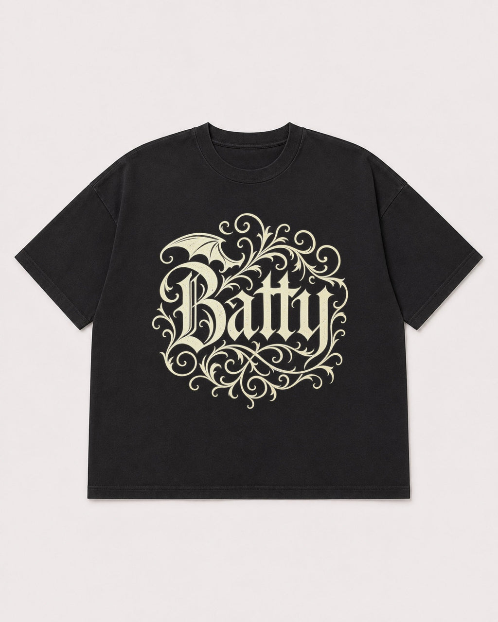 Mockup Boxy Heavyweight Tee Black product