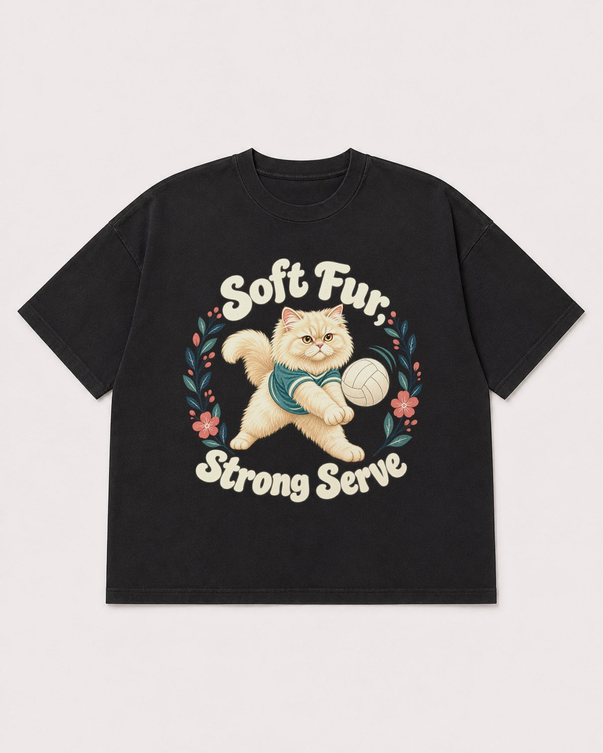 Mockup Boxy Heavyweight Tee Black product