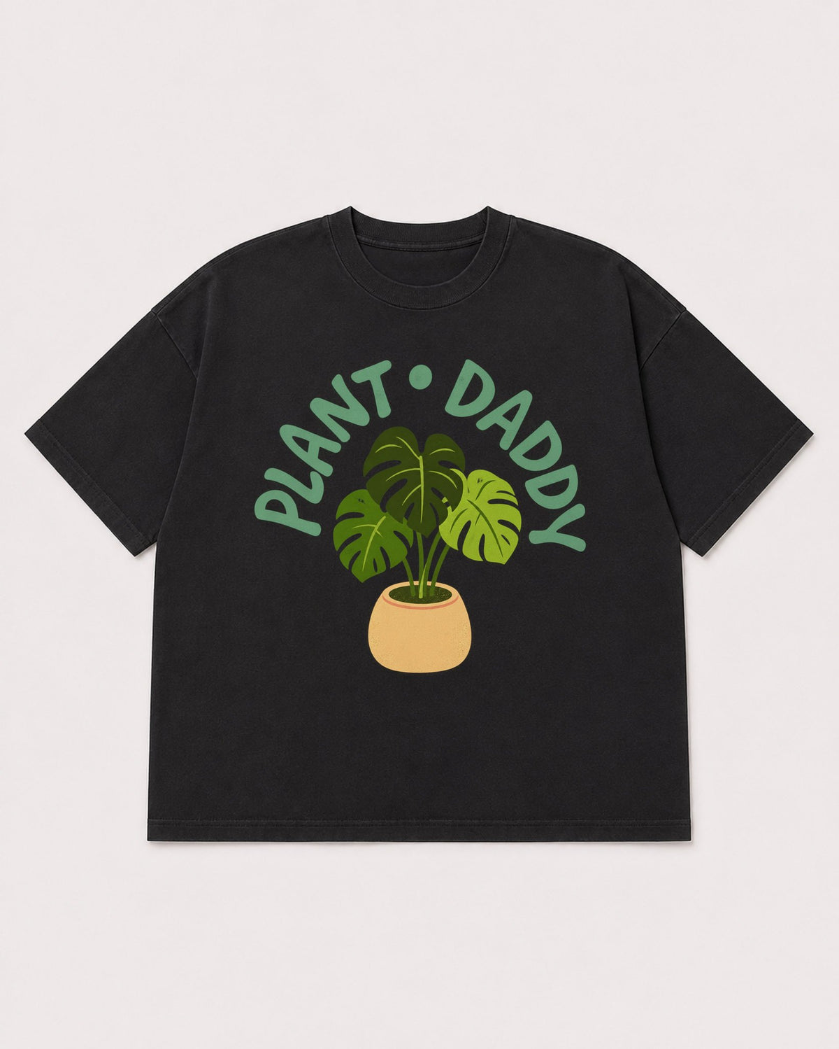 Mockup Boxy Heavyweight Tee Black product