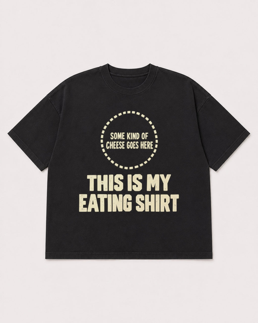 Mockup Boxy Heavyweight Tee Black product