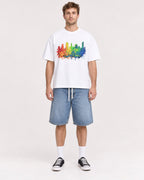 Mockup Boxy Heavyweight Tee White male full-body 08