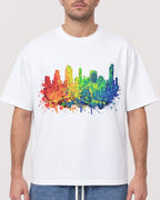 Mockup Boxy Heavyweight Tee White male close-up 08