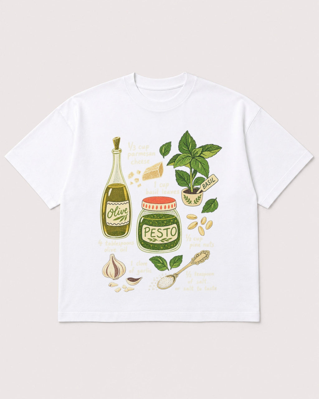 Mockup Boxy Heavyweight Tee White product