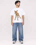Mockup Boxy Heavyweight Tee White male full-body 02