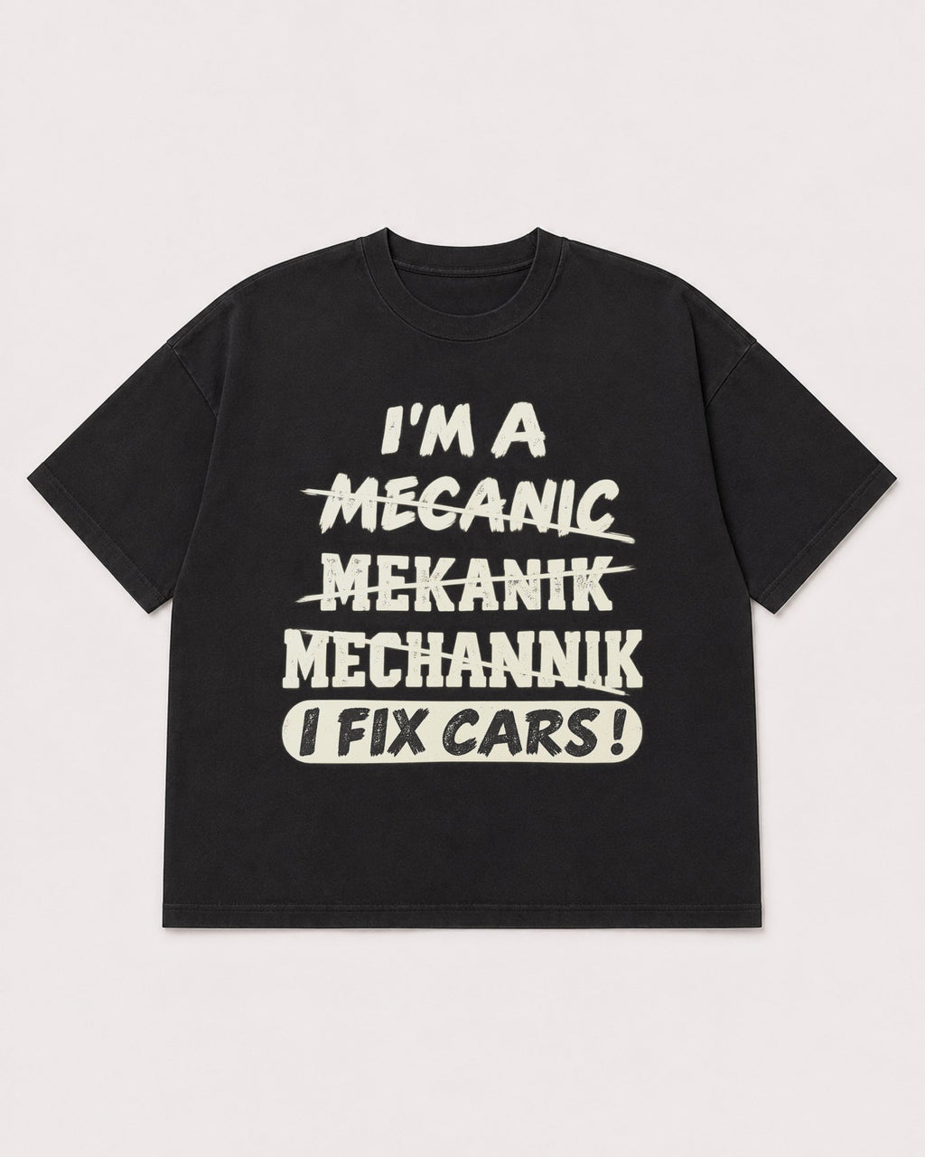 Mockup Boxy Heavyweight Tee Black product