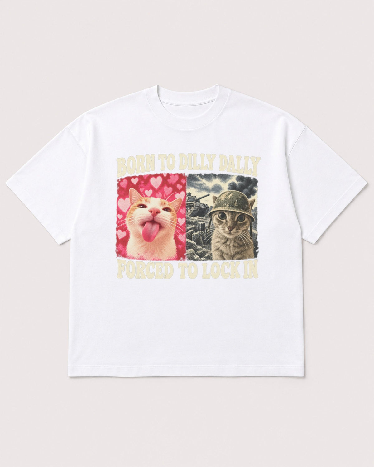 Mockup Boxy Heavyweight Tee White product
