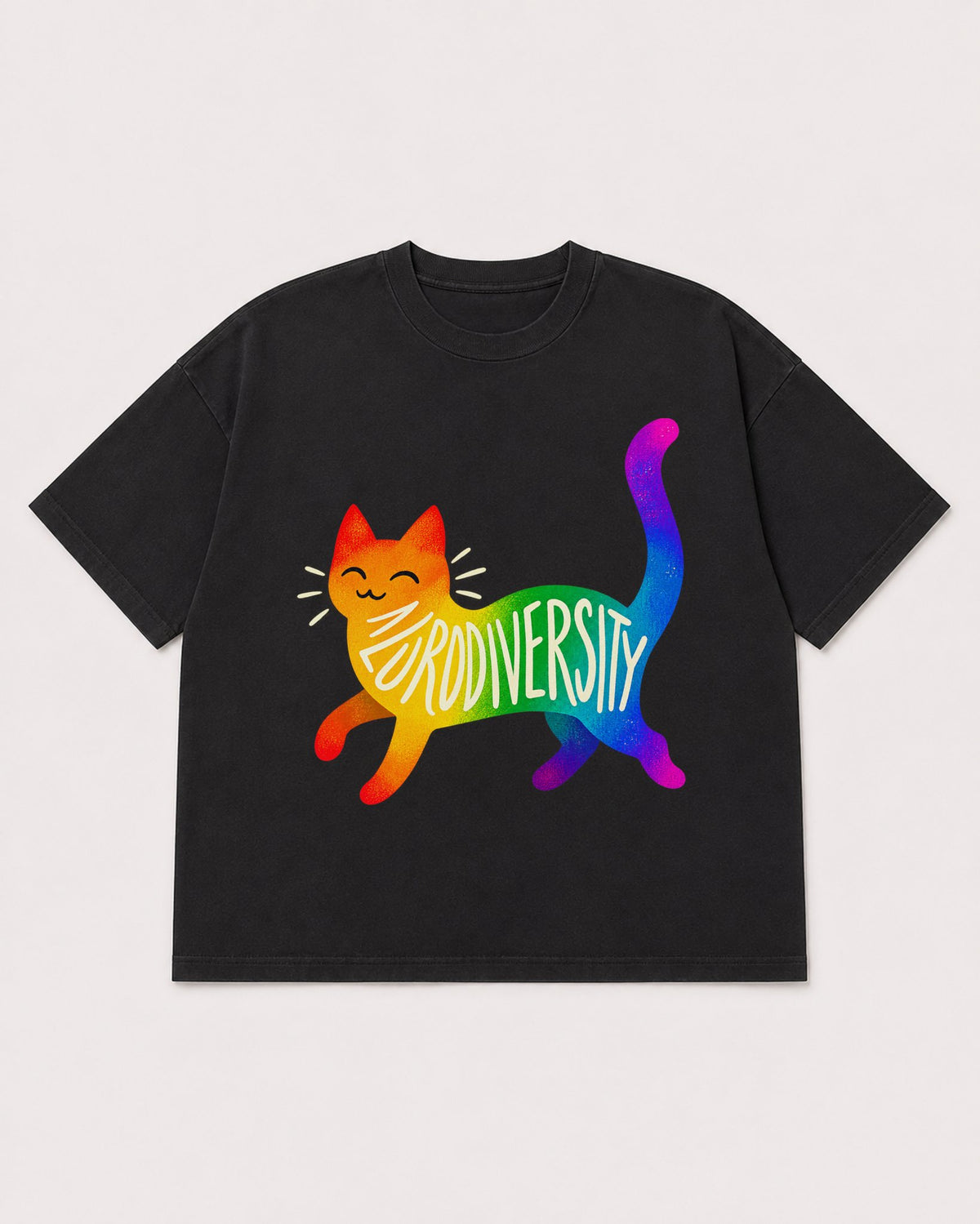 Mockup Boxy Heavyweight Tee Black product