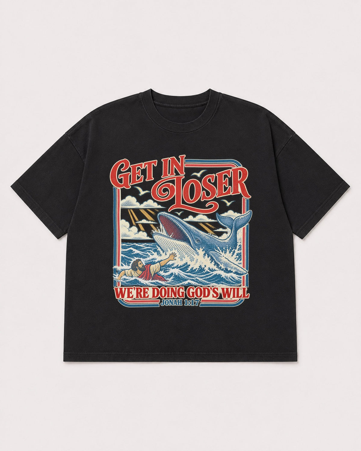 Mockup Boxy Heavyweight Tee Black product