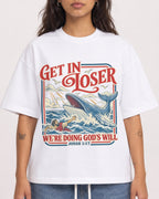 Mockup Boxy Heavyweight Tee White female close-up 06