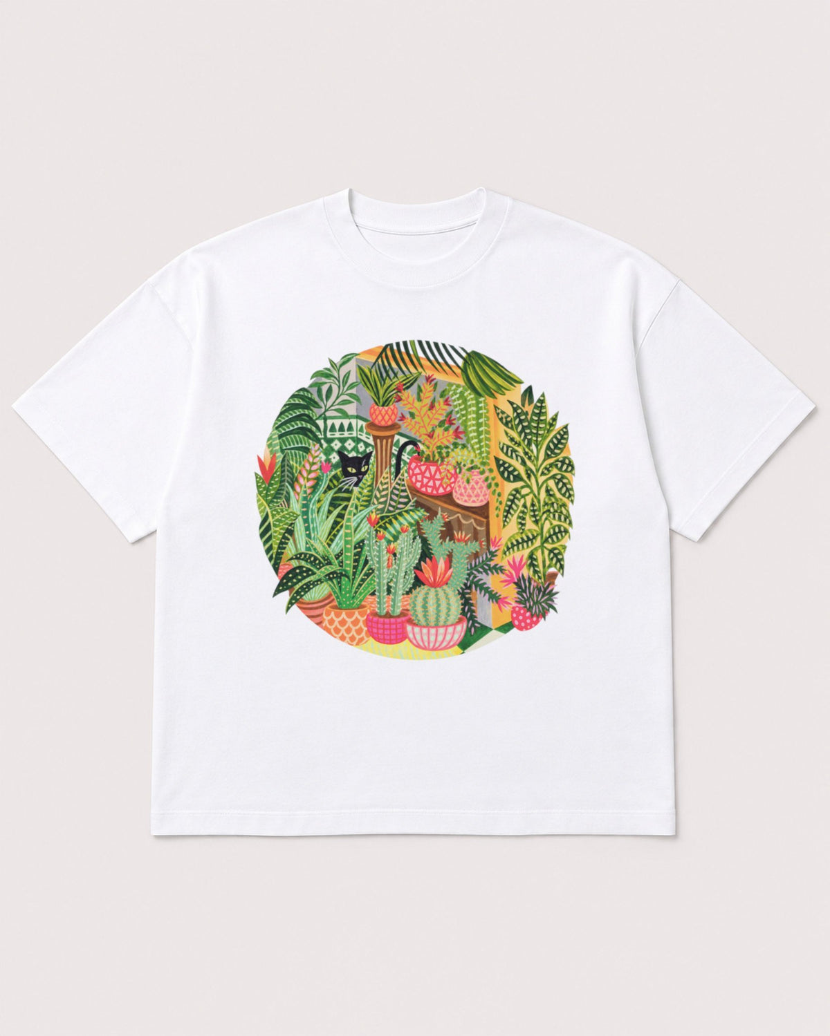 Mockup Boxy Heavyweight Tee White product
