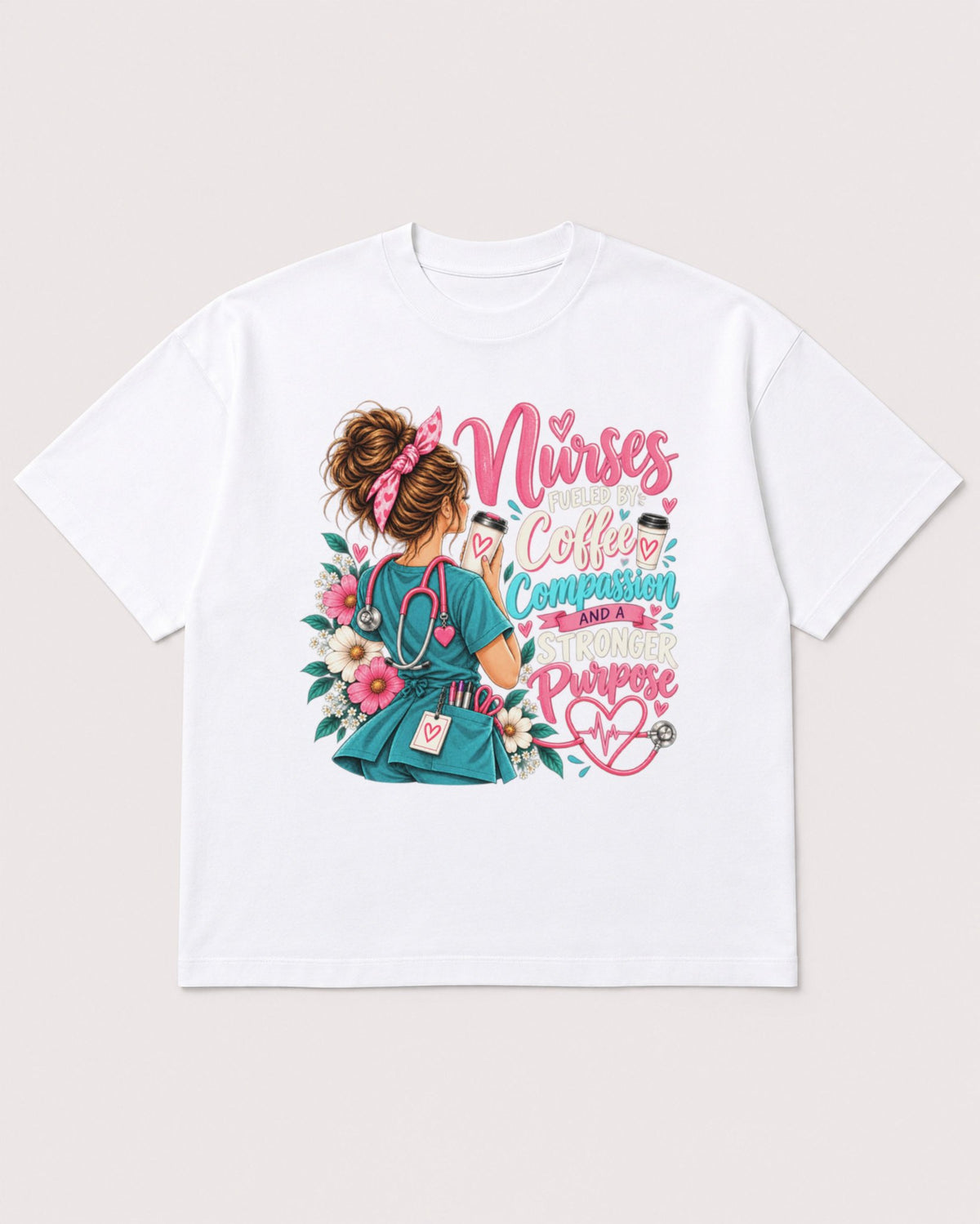 Mockup Boxy Heavyweight Tee White product