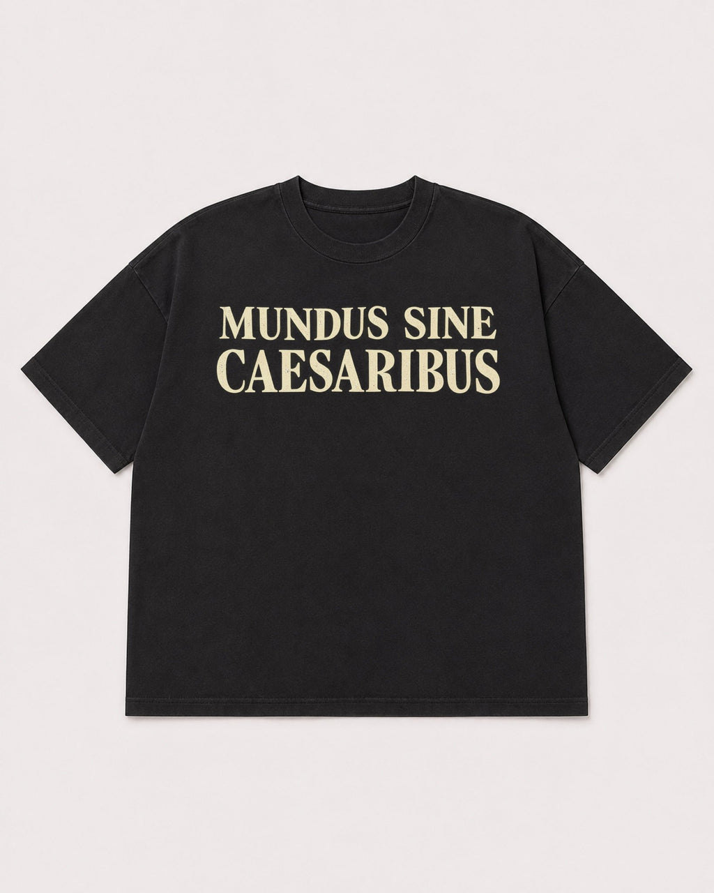 Mockup Boxy Heavyweight Tee Black product