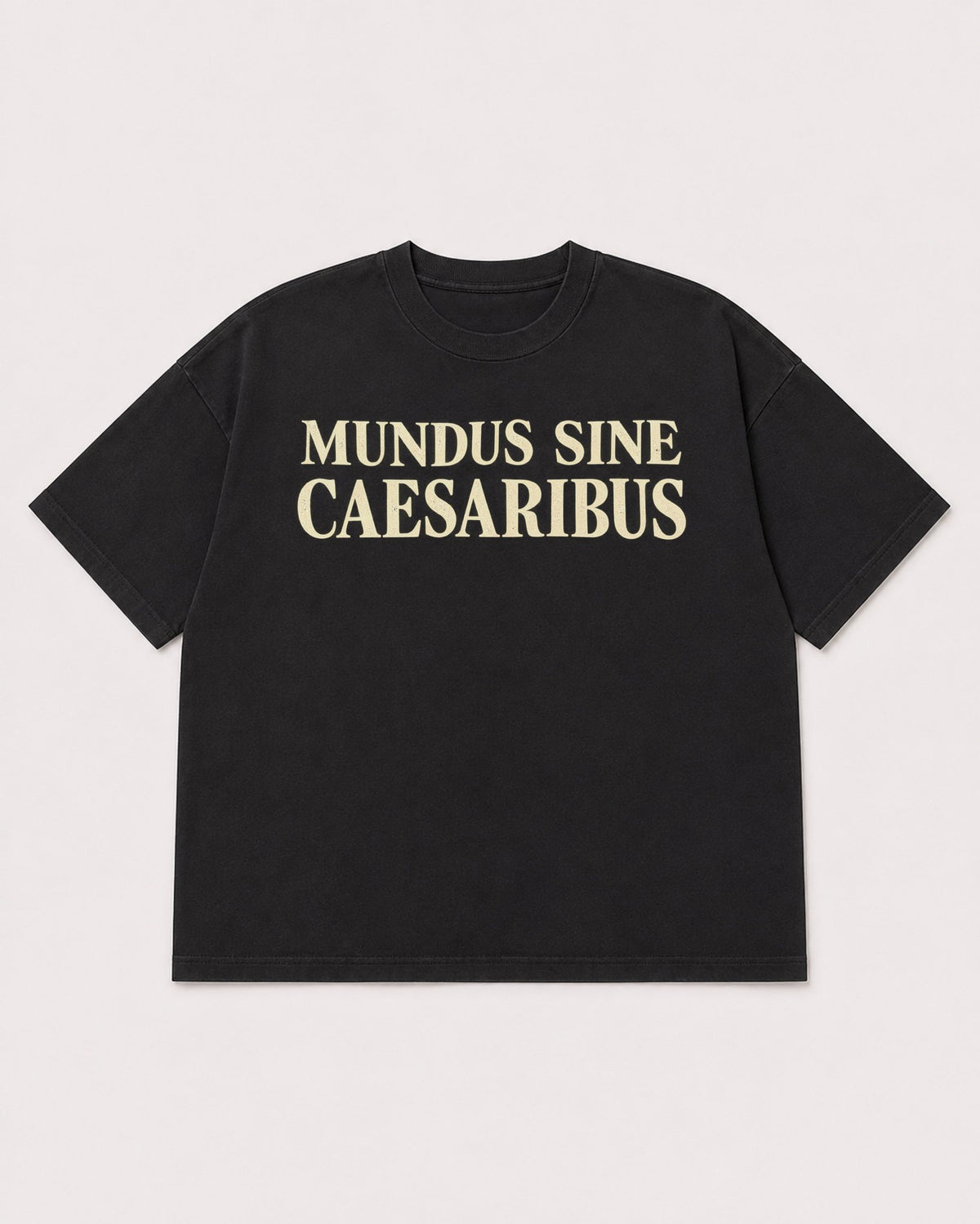 Mockup Boxy Heavyweight Tee Black product