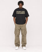 Mockup Boxy Heavyweight Tee Black male full-body 04